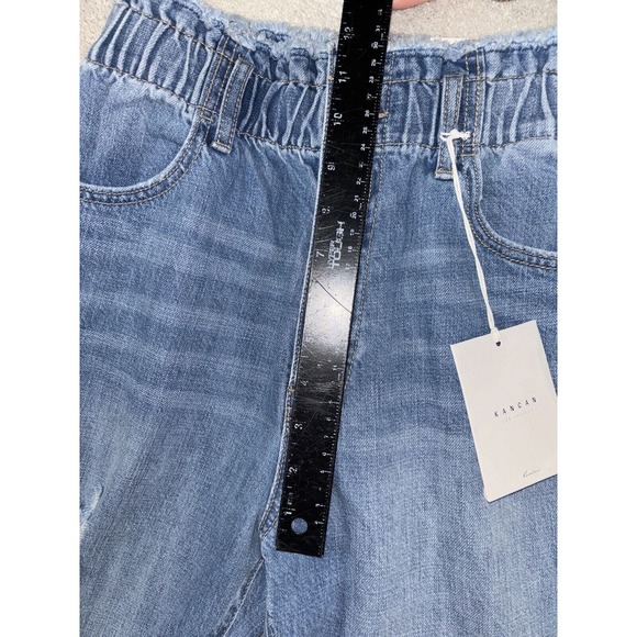 Kancan High‎ Rise Fray Relaxed Fit Jeans Size 3/25 Distressed Relaxed New - Picture 8 of 8